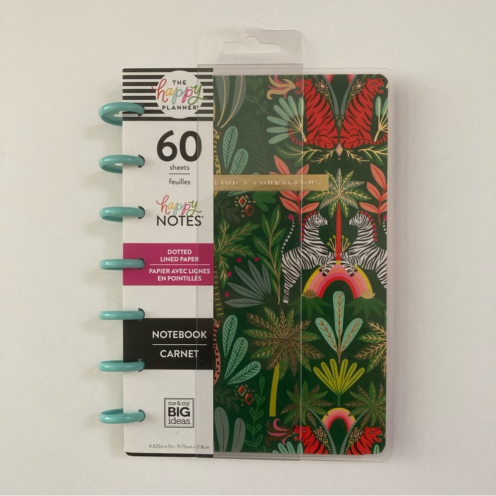 The Happy Planner Be Kind & Courageous Jungle Vibes Notebook - Picture 2 of 4